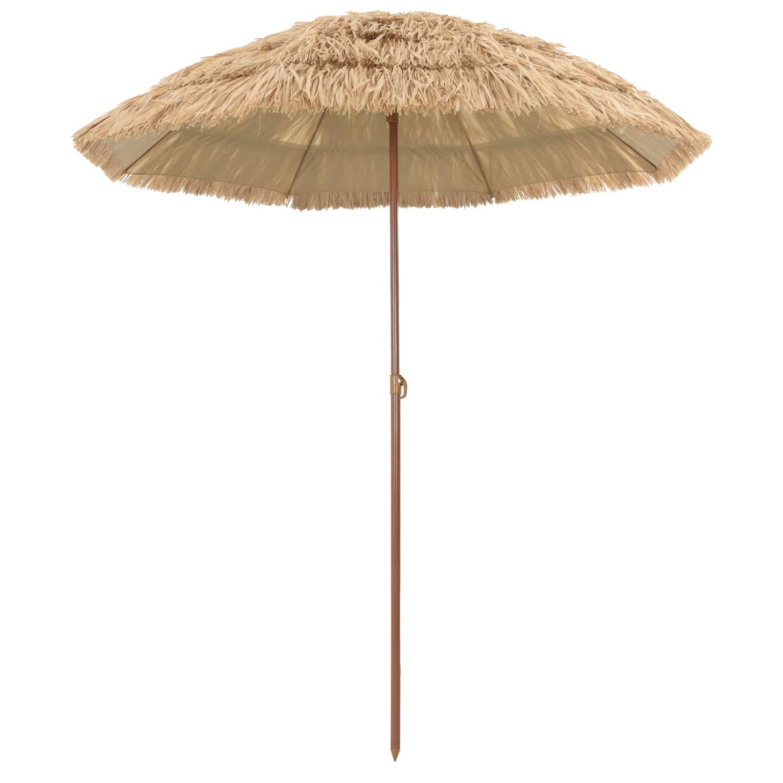 Ombrellone da Spiaggia 160 x 160 x 196 cm Poliestere e Acciaio