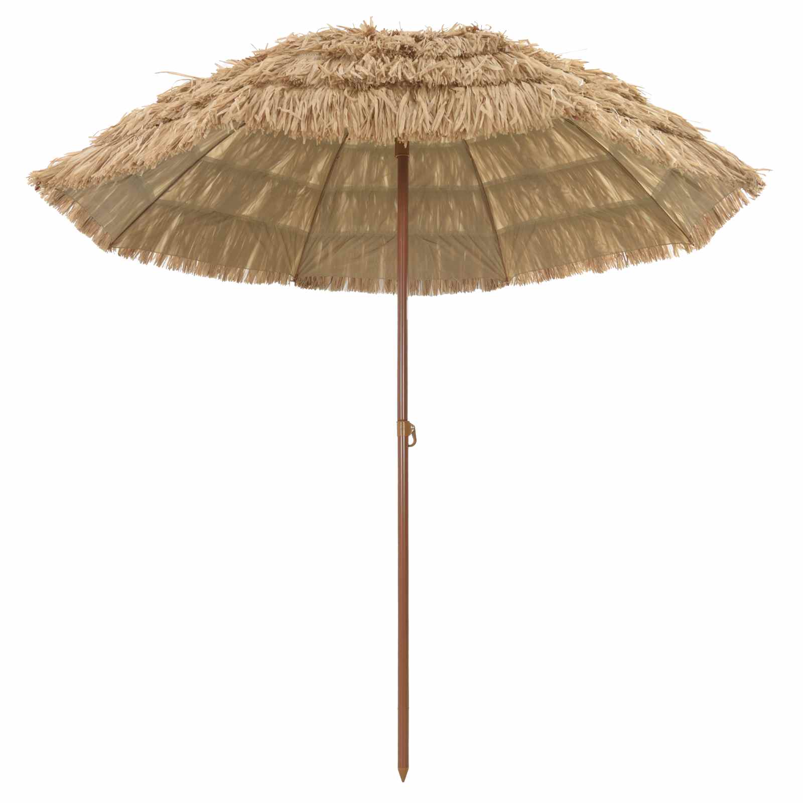 Ombrellone da Spiaggia 205 x 205 x 210 cm Poliestere e Acciaio