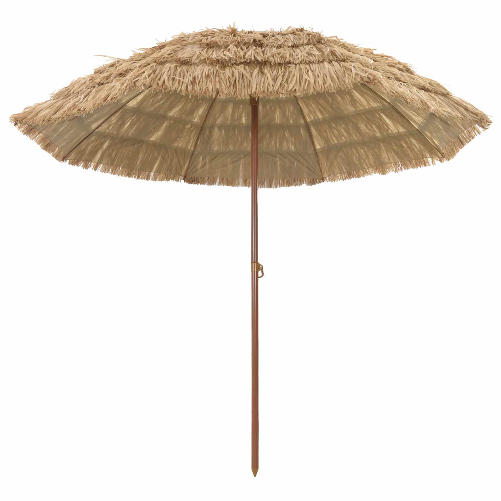 Ombrellone da Spiaggia 255 x 255 x 255 cm Poliestere e Acciaio