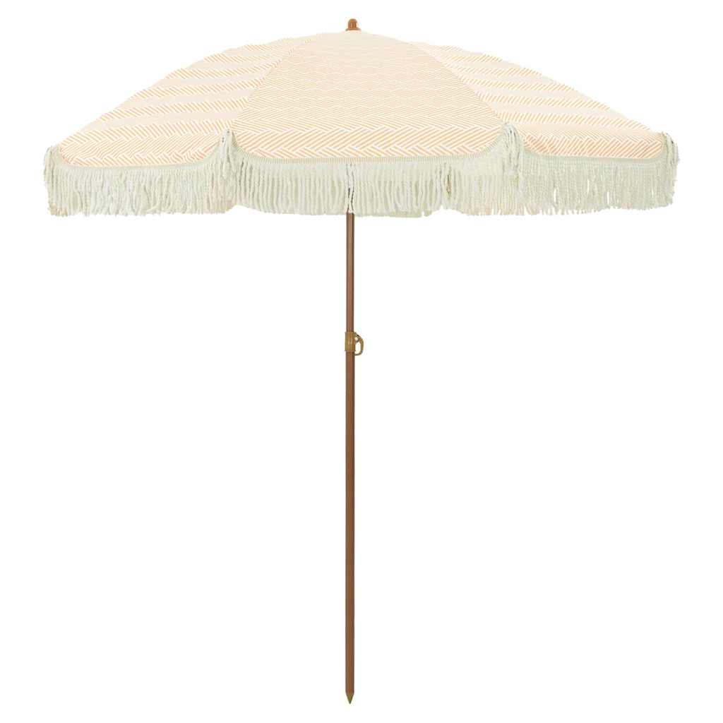 Ombrellone da Spiaggia 160 x 160 x 196 cm Poliestere e Acciaio