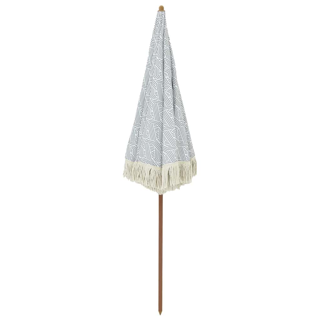 Ombrellone da Spiaggia 160 x 160 x 196 cm Poliestere e Acciaio