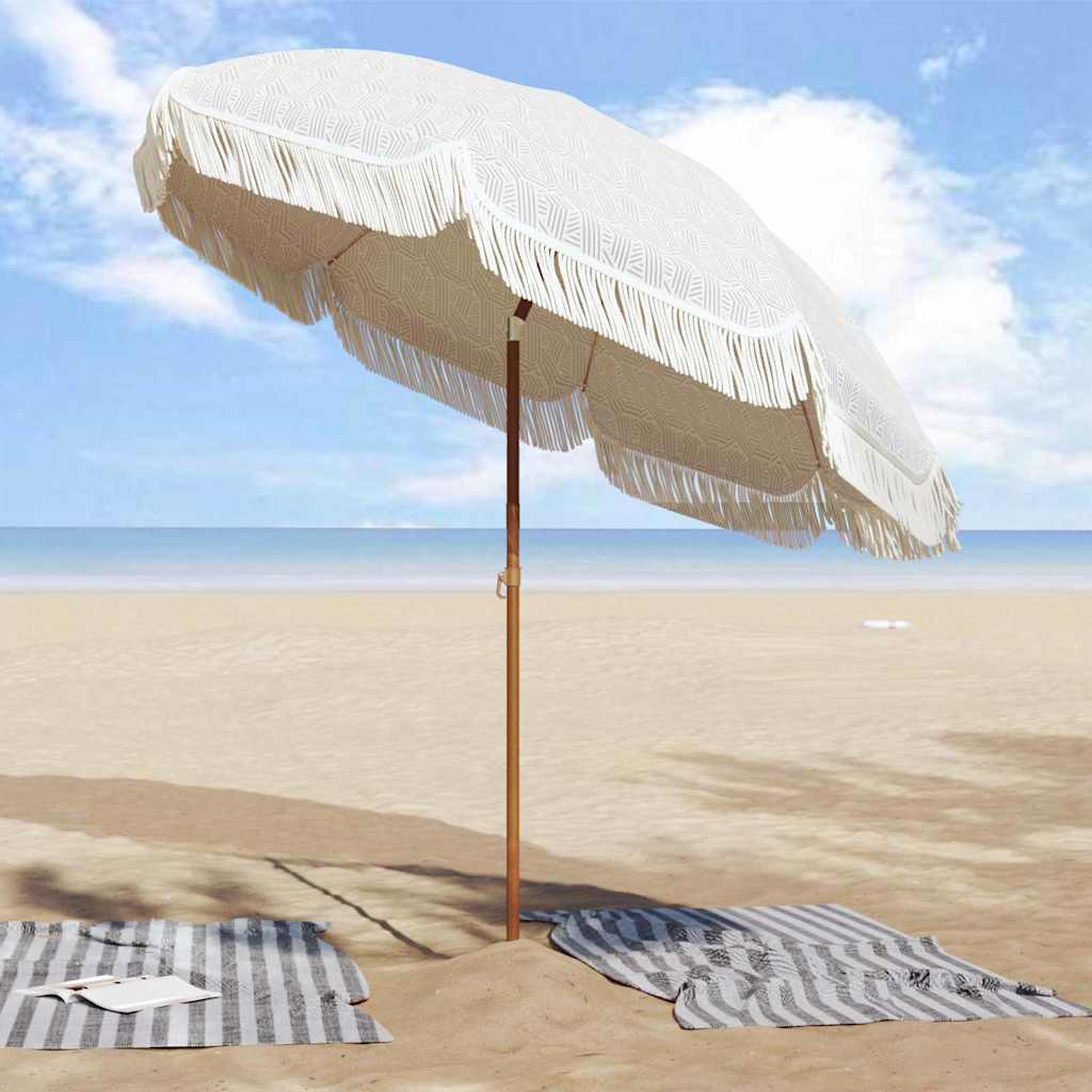 Ombrellone da Spiaggia 205 x 205 x 210 cm Poliestere e Acciaio