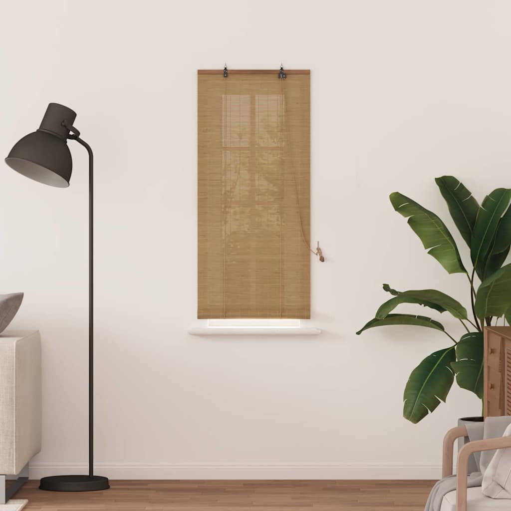 Tenda a rullo Marrone 60 x 160 cm Bambù