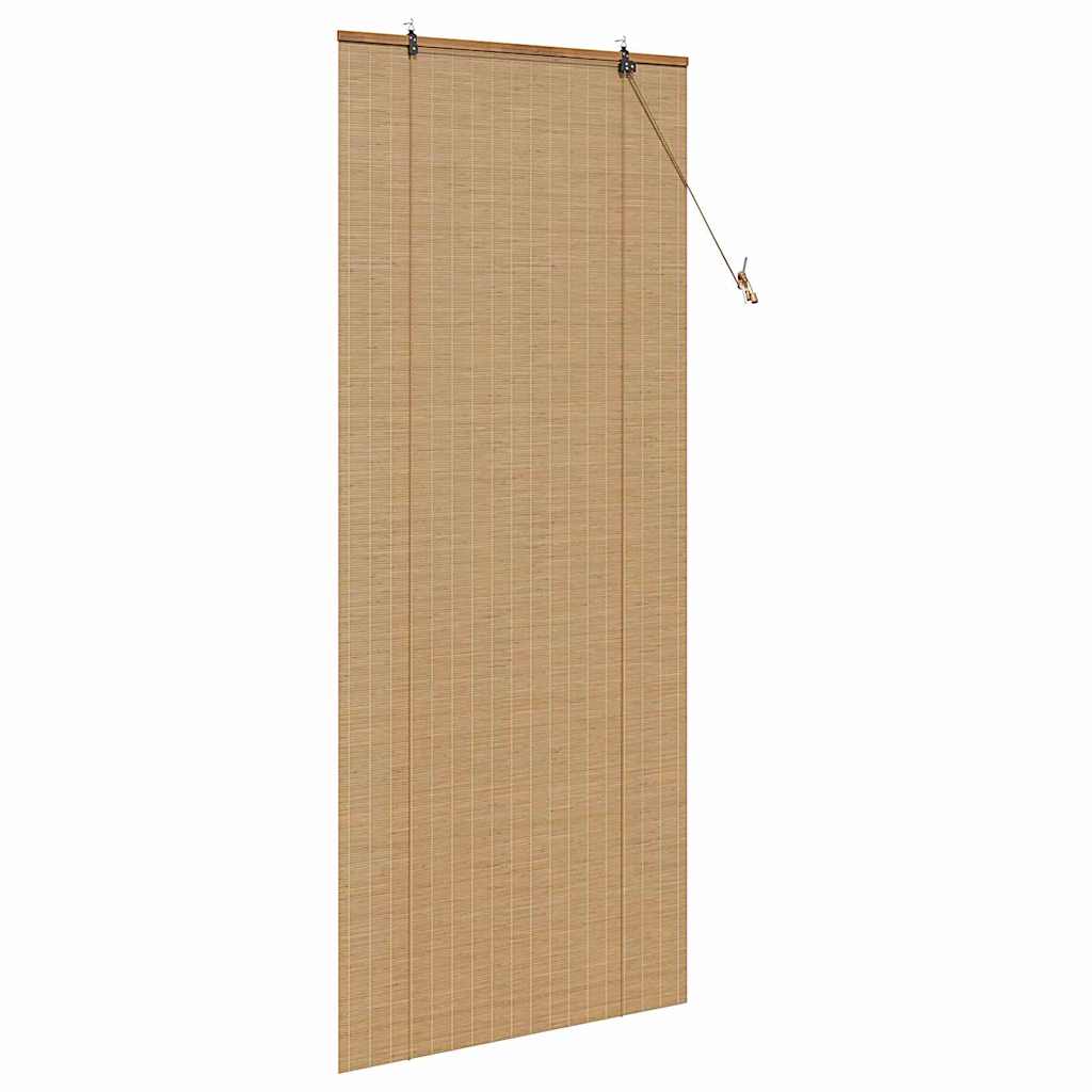 Tenda a rullo Marrone 80 x 220 cm Bambù