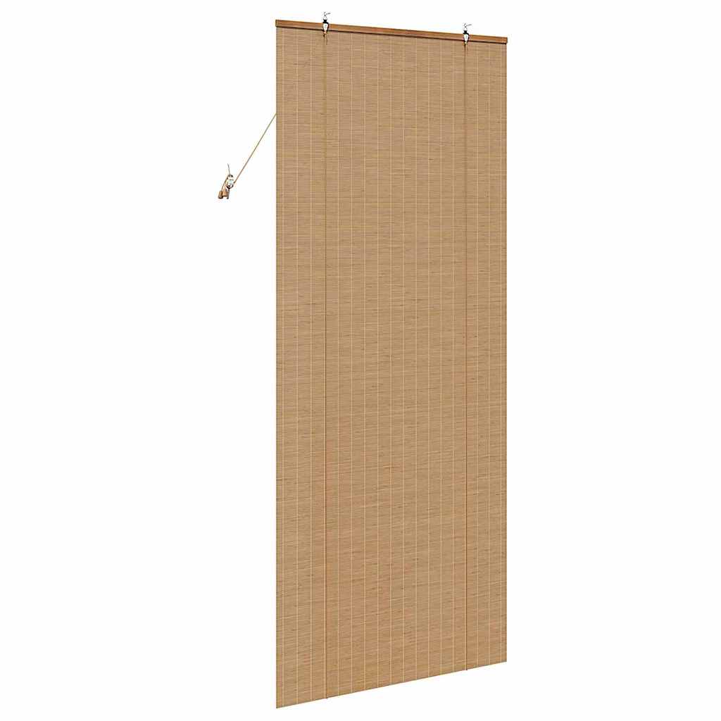 Tenda a rullo Marrone 80 x 220 cm Bambù