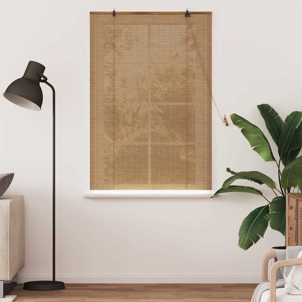 Tenda a rullo Marrone 100 x 160 cm Bambù
