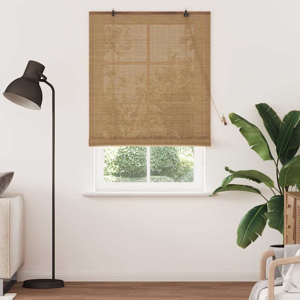 Tenda a rullo Marrone 110 x 220 cm Bambù