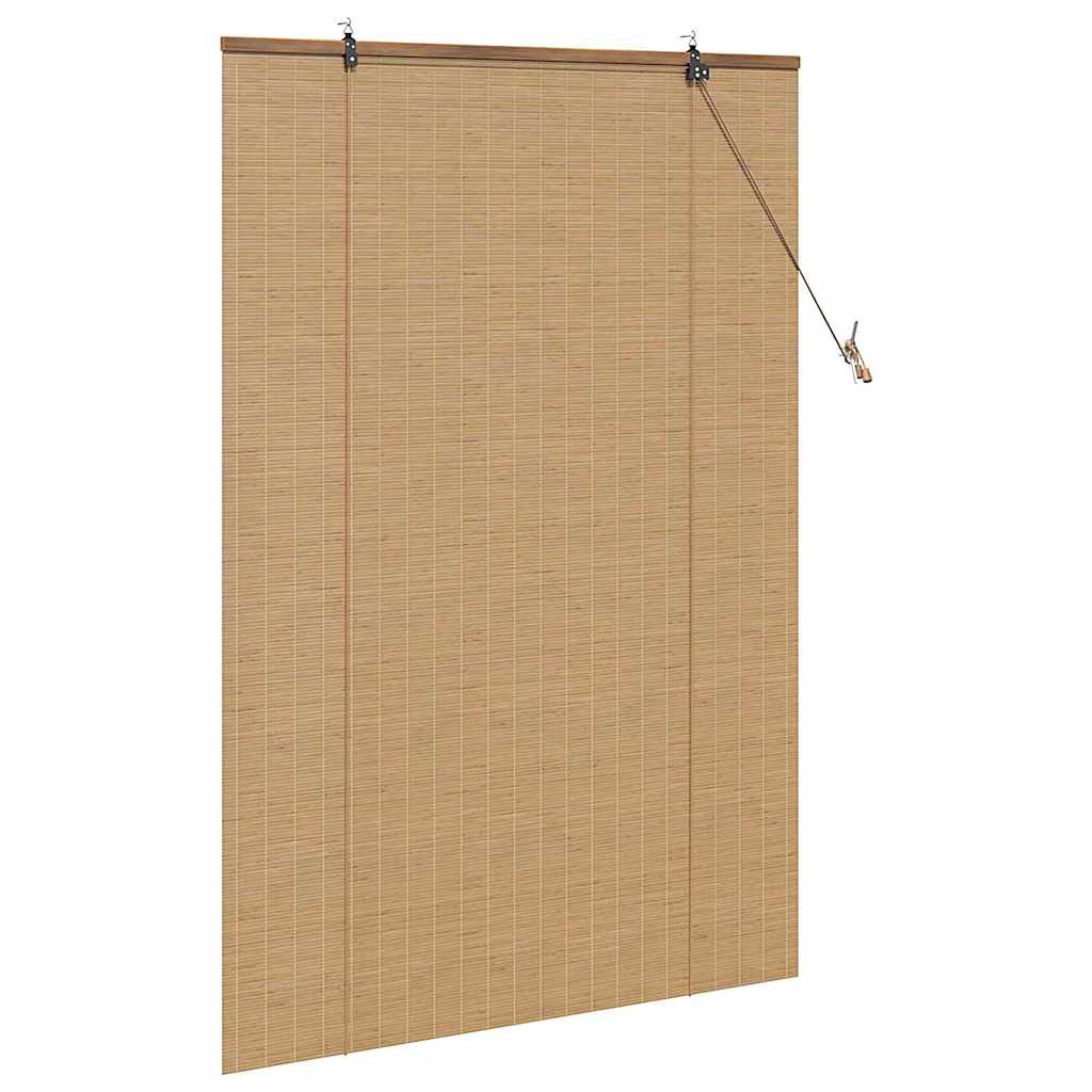 Tenda a rullo Marrone 120 x 160 cm Bambù