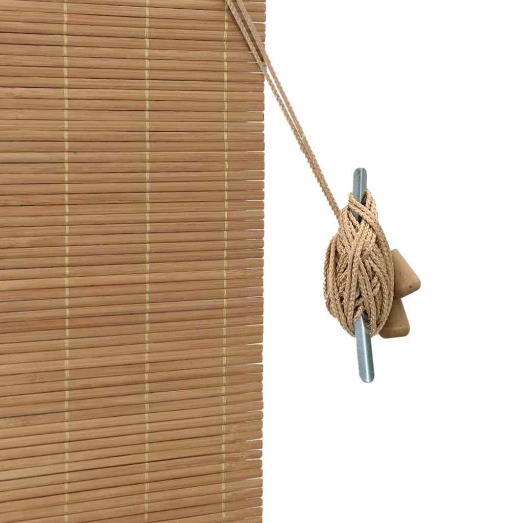 Tenda a rullo Marrone 120 x 160 cm Bambù