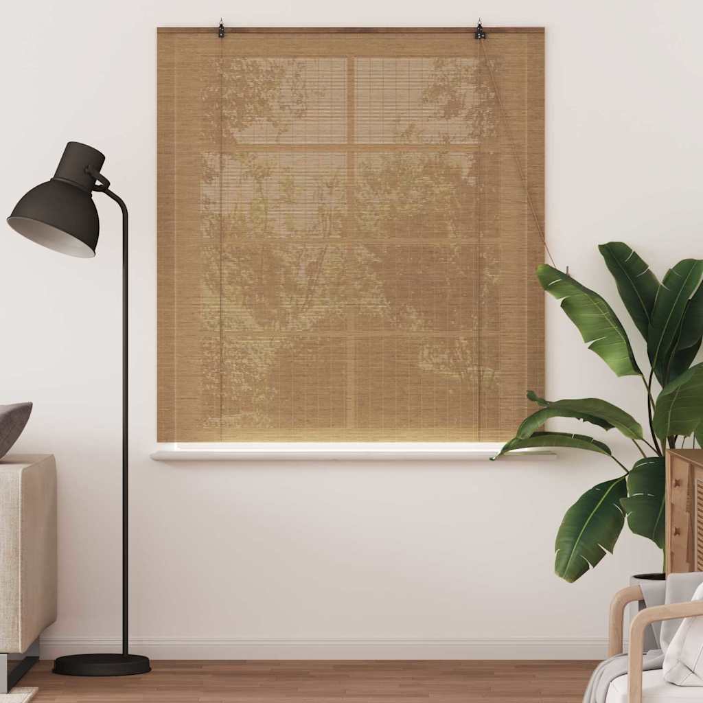 Tenda a rullo Marrone 140 x 160 cm Bambù
