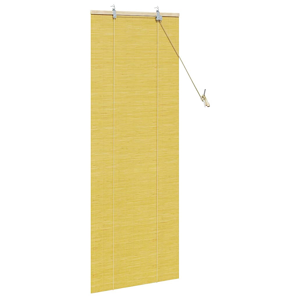 Tenda a rullo Giallo 60 x 160 cm Bambù
