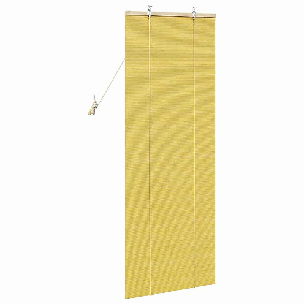 Tenda a rullo Giallo 60 x 160 cm Bambù