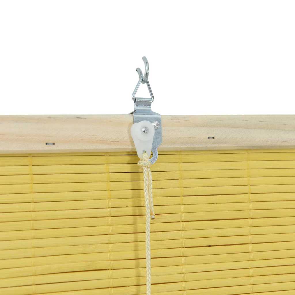 Tenda a rullo Giallo 60 x 160 cm Bambù
