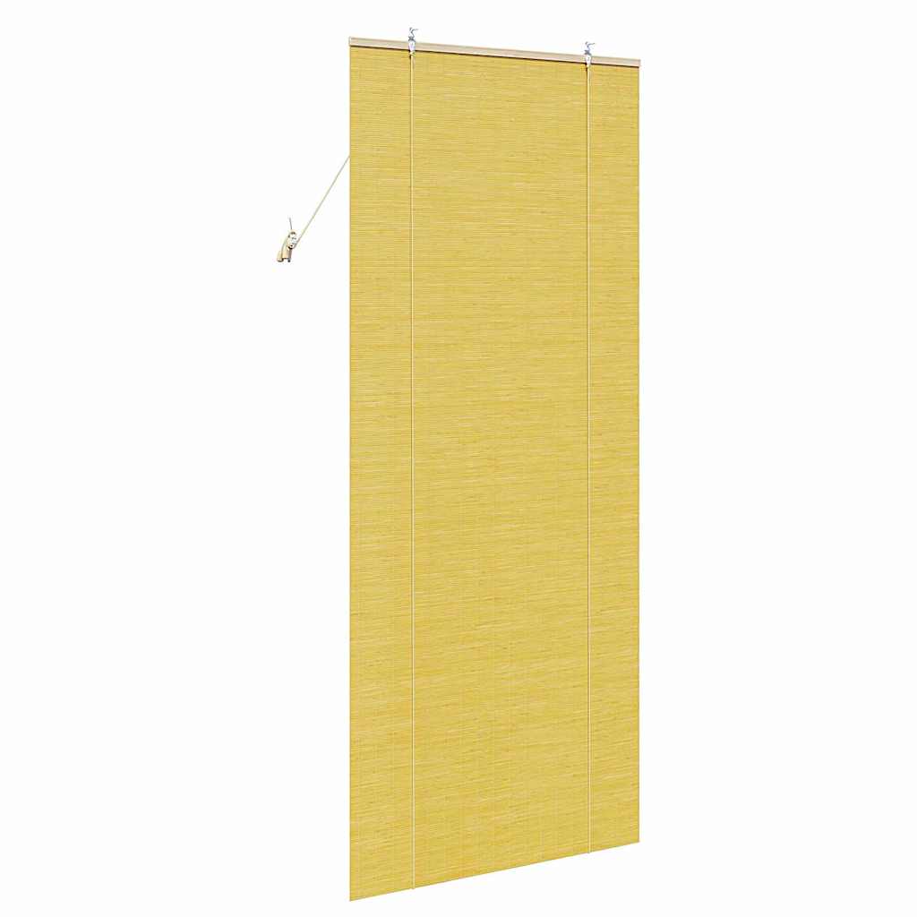 Tenda a rullo Giallo 90 x 220 cm Bambù