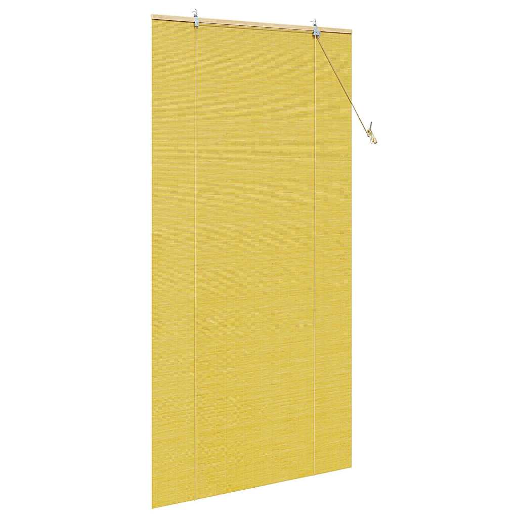 Tenda a rullo Giallo 120 x 220 cm Bambù