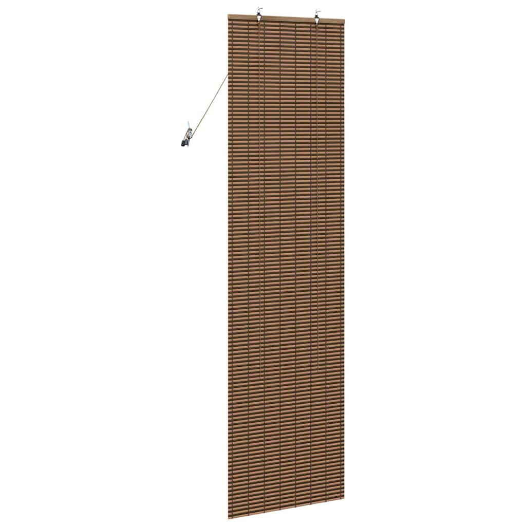 Tenda a rullo Marrone 60 x 220 cm Bambù