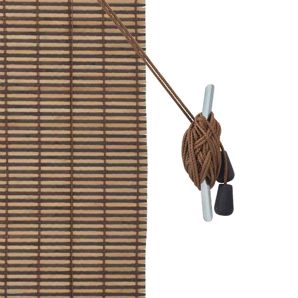 Tenda a rullo Marrone 80 x 160 cm Bambù