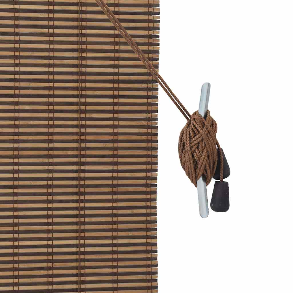 Tenda a rullo Marrone 90 x 220 cm Bambù