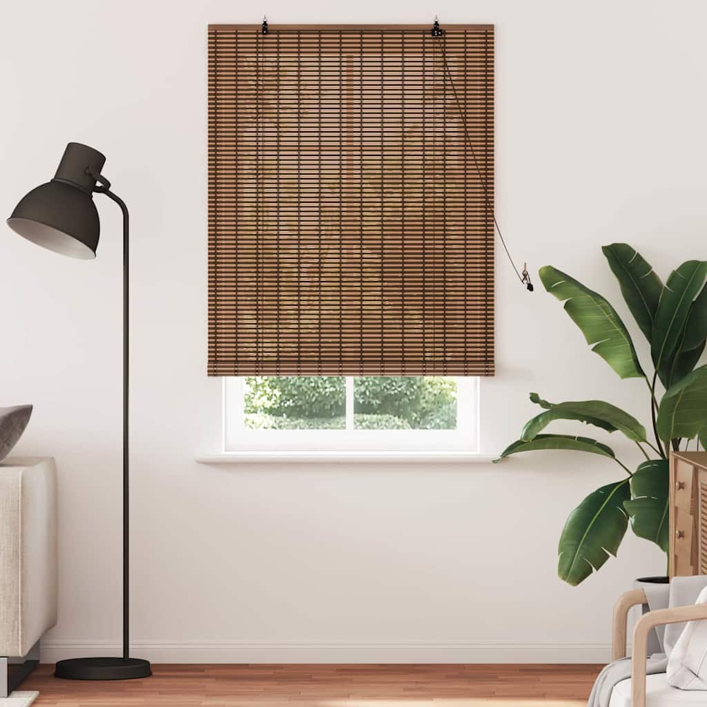 Tenda a rullo Marrone 100 x 220 cm Bambù