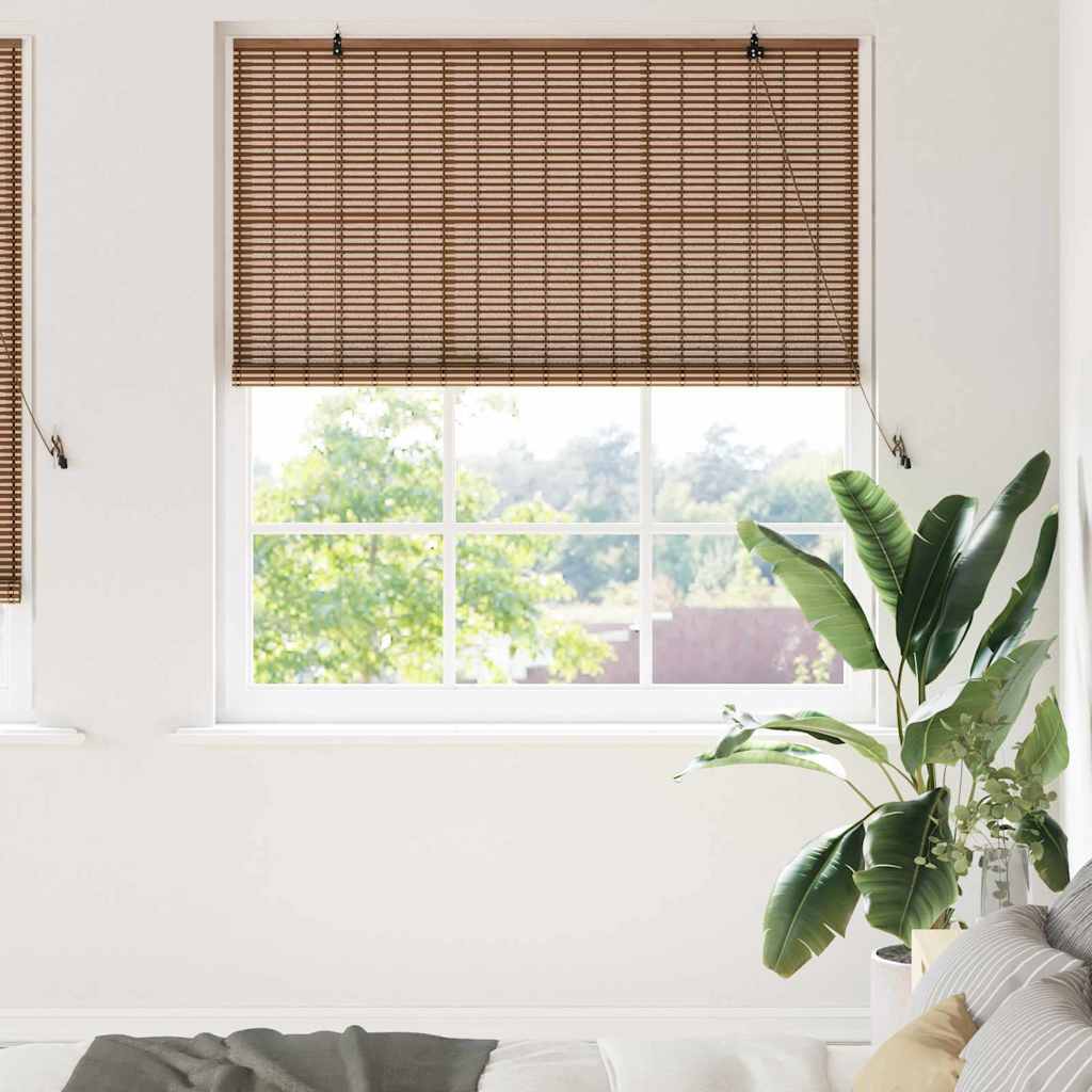 Tenda a rullo Marrone 150 x 220 cm Bambù