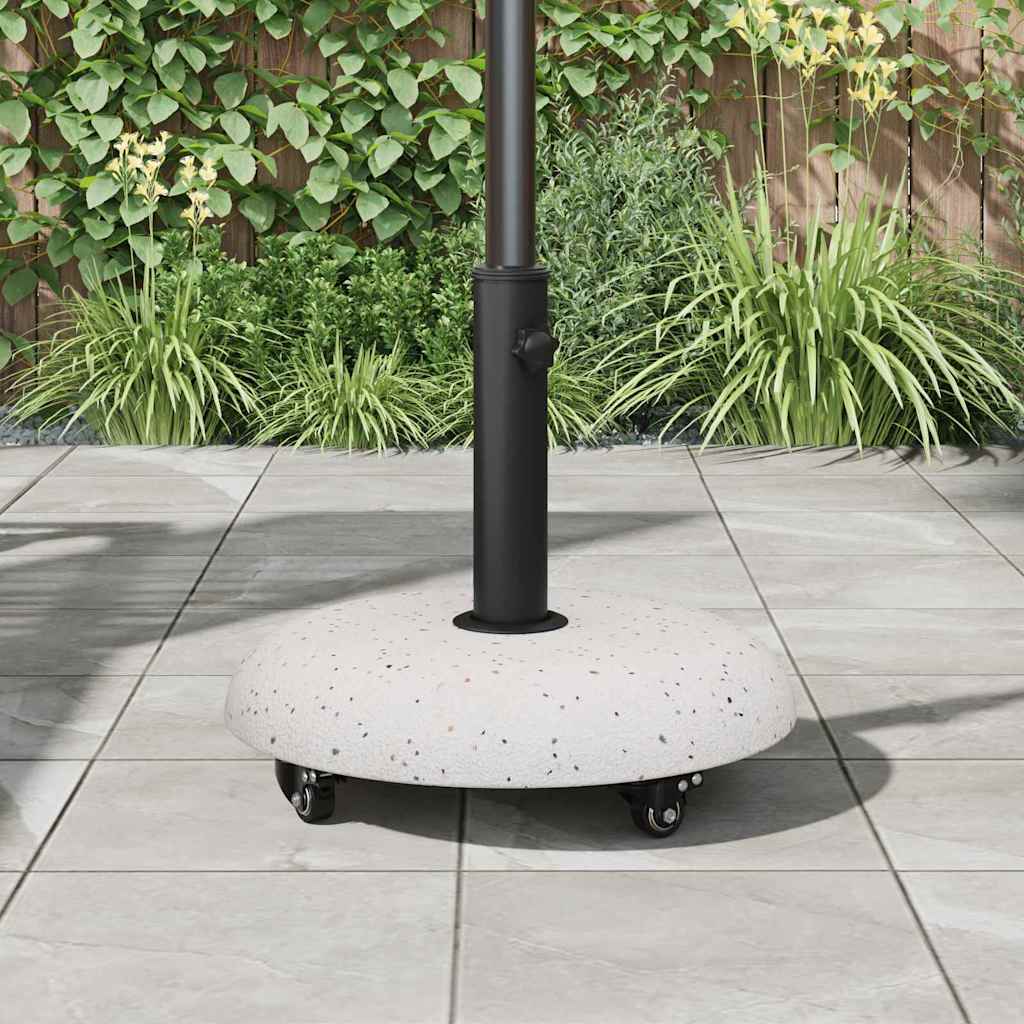 Base per ombrellone 21 kg Bianco Cemento Rotondo