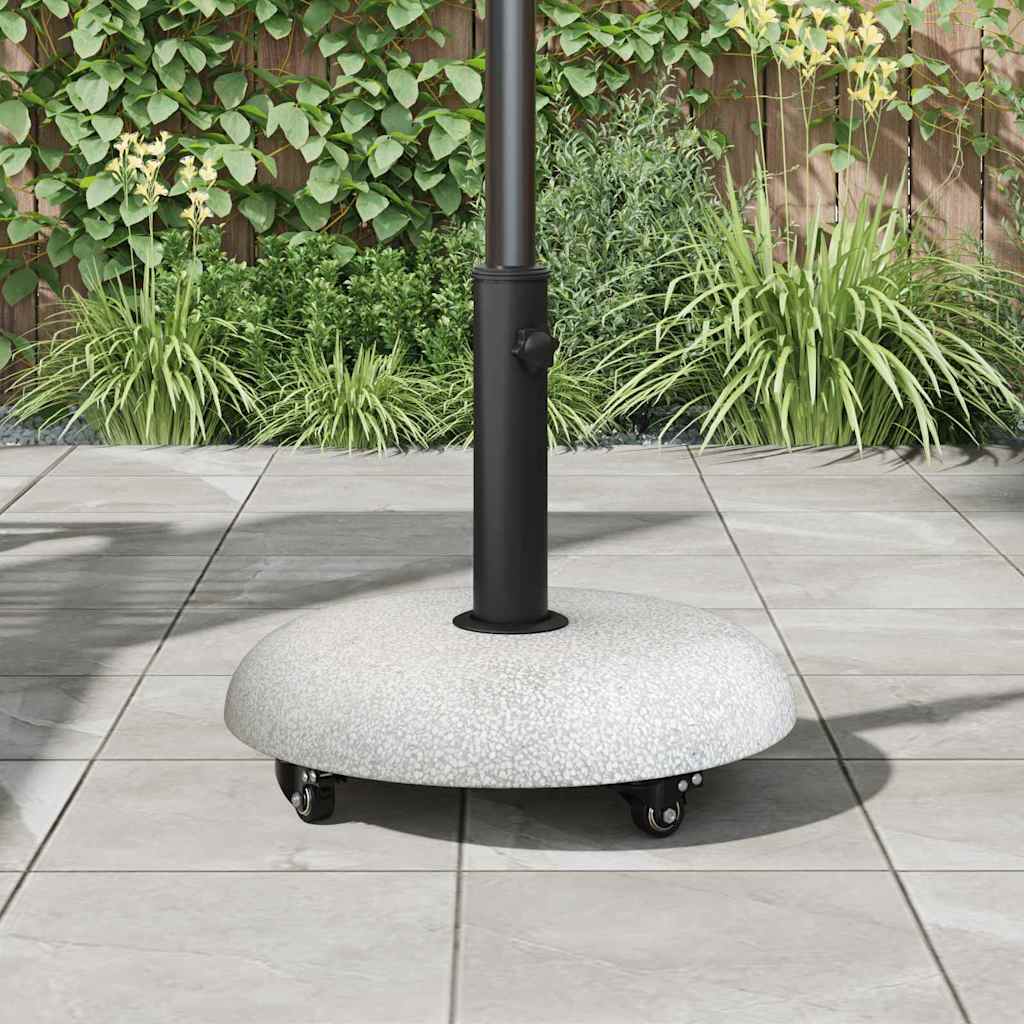 Base per ombrellone 21 kg Grigio Chiaro Cemento Rotondo