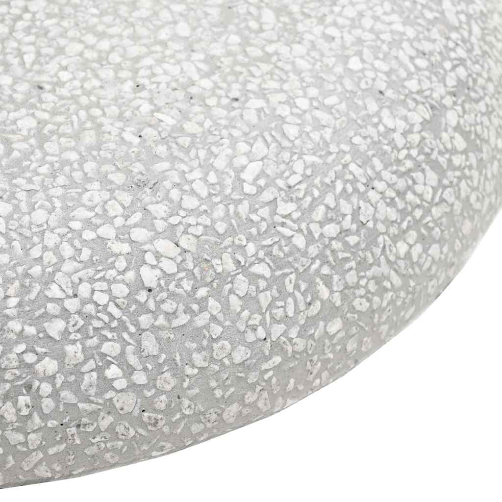Base per ombrellone 21 kg Grigio Chiaro Cemento Rotondo