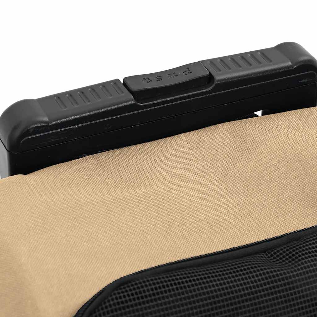Carrello per Animali 3 in 1 Design Sabbia 48x32x(57-106) cm Tessuto Oxford