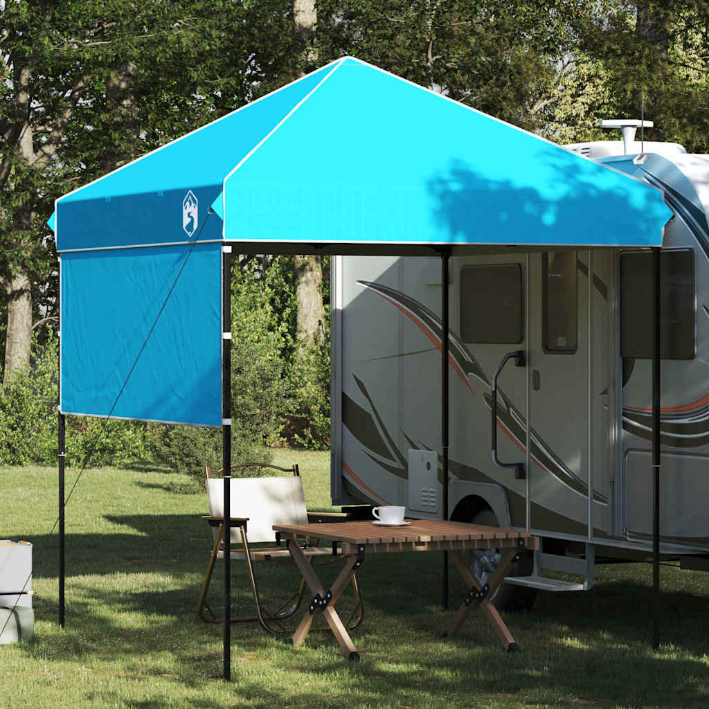 Tenda Gazebo 194 x 194 x 251 cm Blu Tessuto