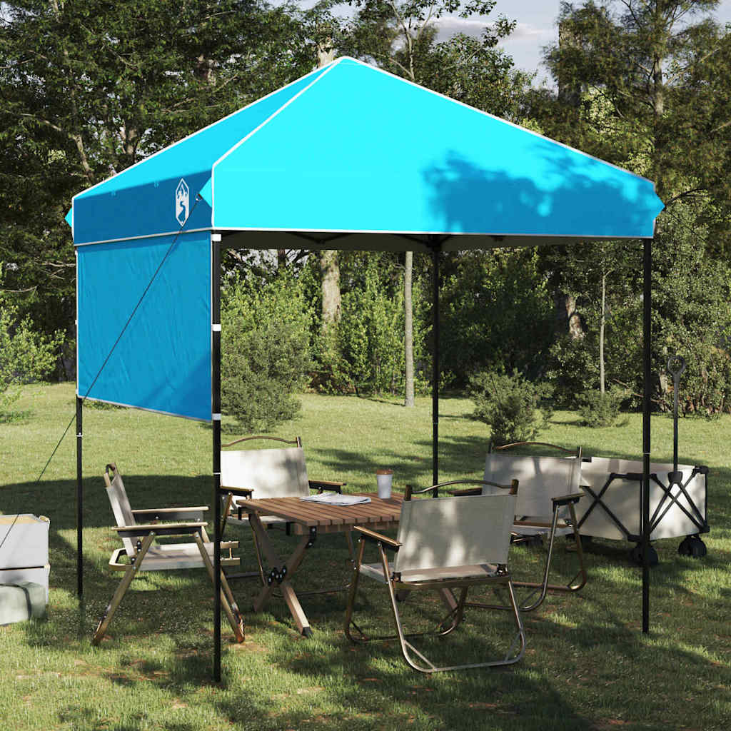 Tenda Gazebo 194 x 194 x 251 cm Blu Tessuto