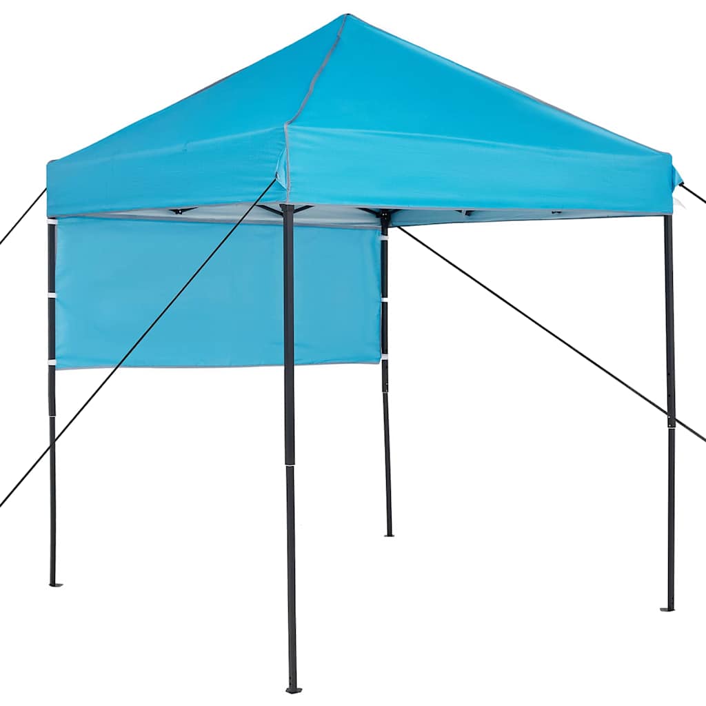 Tenda Gazebo 194 x 194 x 251 cm Blu Tessuto