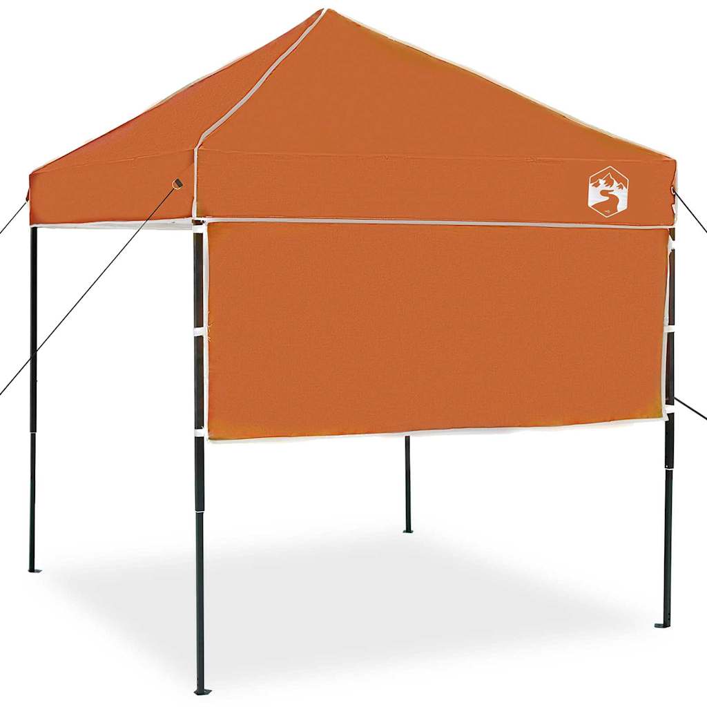 Tenda Gazebo 194 x 194 x 251 cm Arancione Tessuto