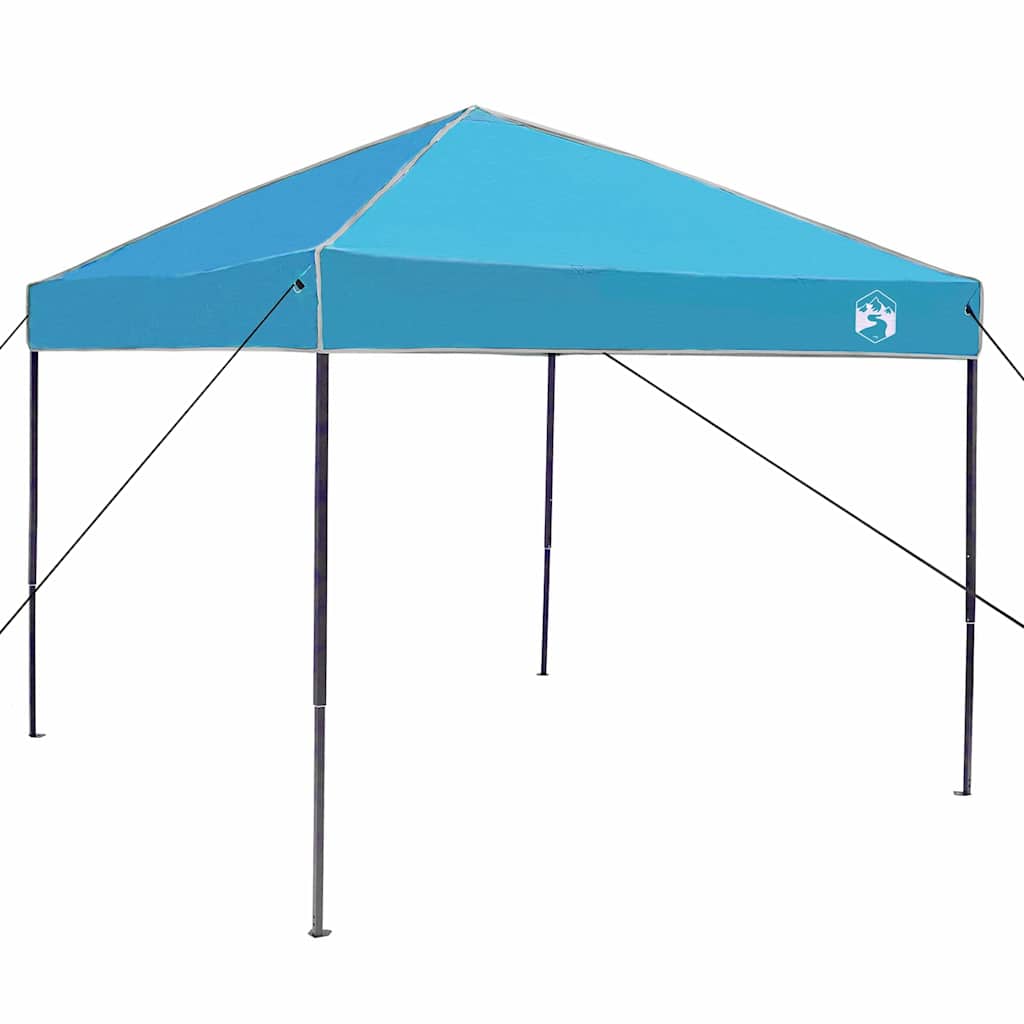 Tenda Gazebo 243 x 243 x 251 cm Blu Tessuto