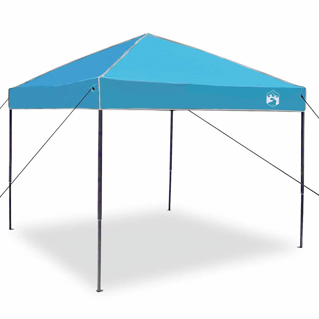 Tenda Gazebo 243 x 243 x 251 cm Blu Tessuto