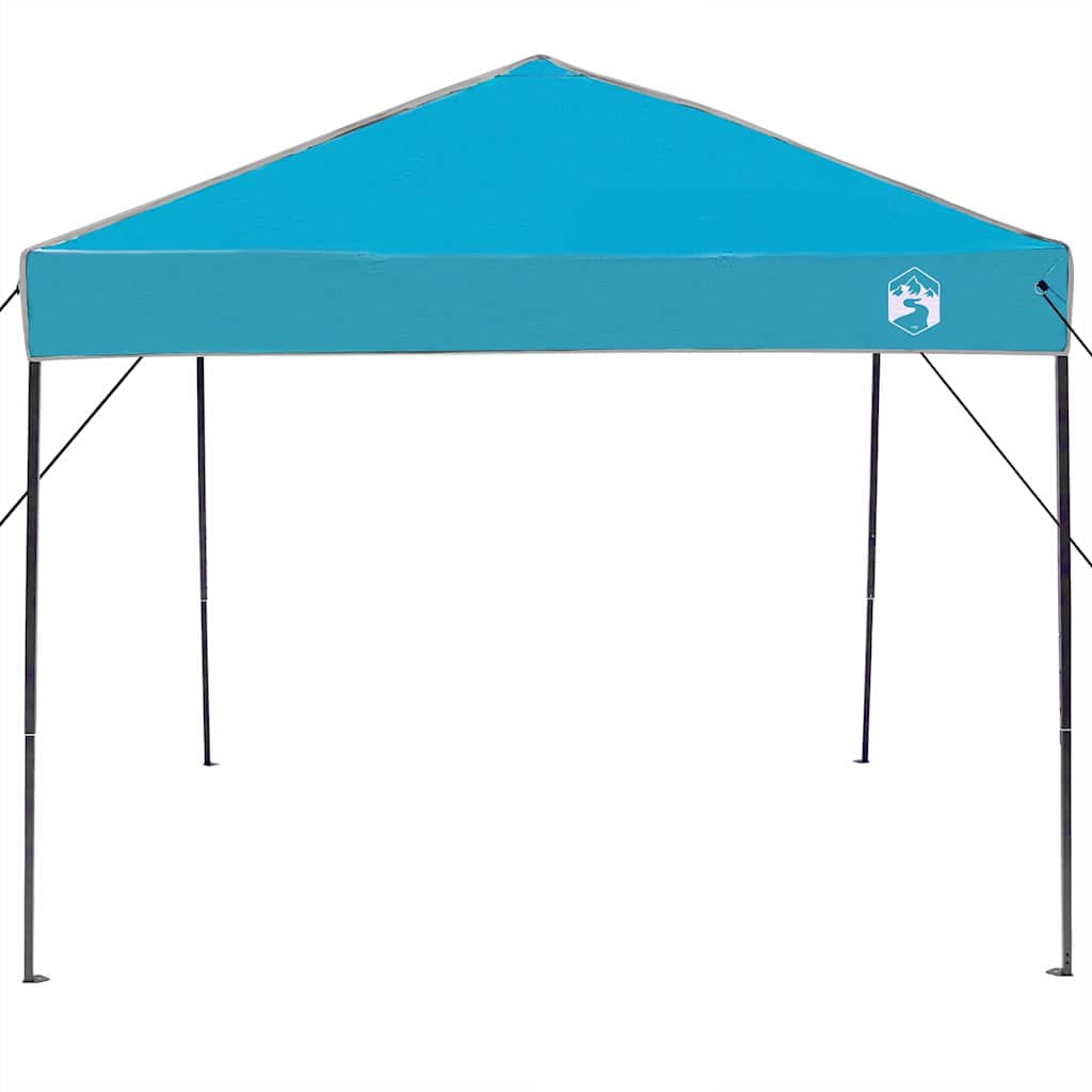 Tenda Gazebo 243 x 243 x 251 cm Blu Tessuto