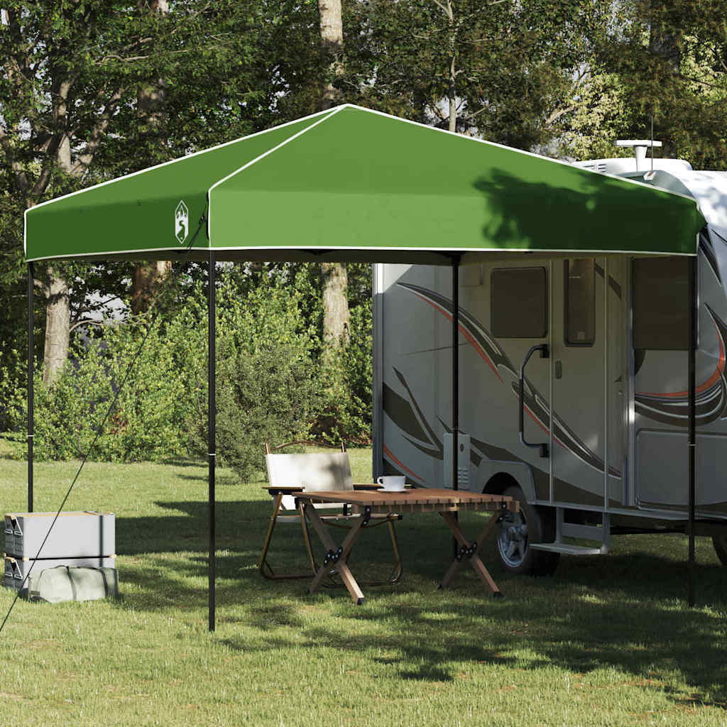 Tenda Gazebo 243 x 243 x 251 cm Verde Tessuto