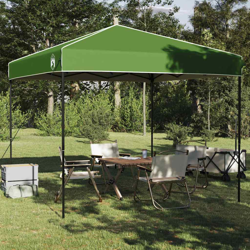 Tenda Gazebo 243 x 243 x 251 cm Verde Tessuto