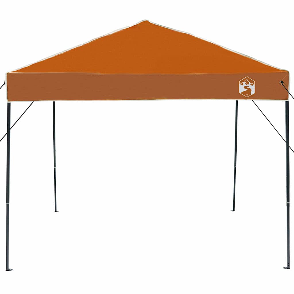 Tenda Gazebo 243 x 243 x 251 cm Arancione Tessuto