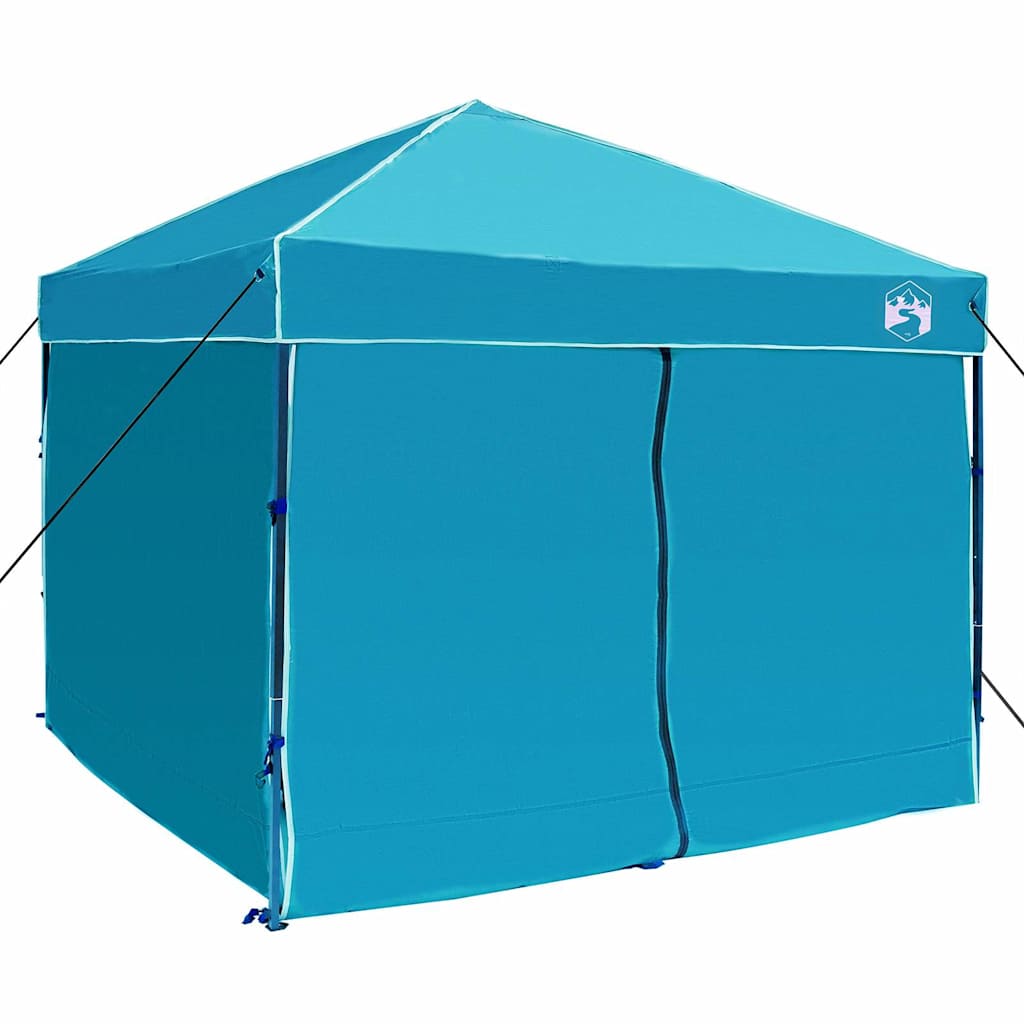 Tenda Gazebo 243 x 243 x 251 cm Blu Tessuto
