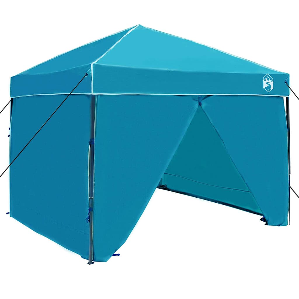 Tenda Gazebo 243 x 243 x 251 cm Blu Tessuto