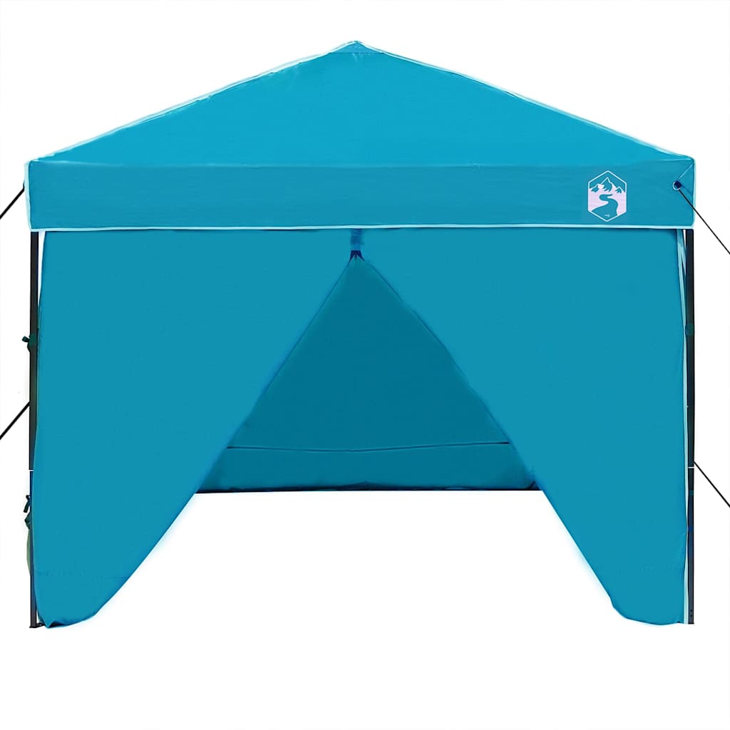 Tenda Gazebo 243 x 243 x 251 cm Blu Tessuto