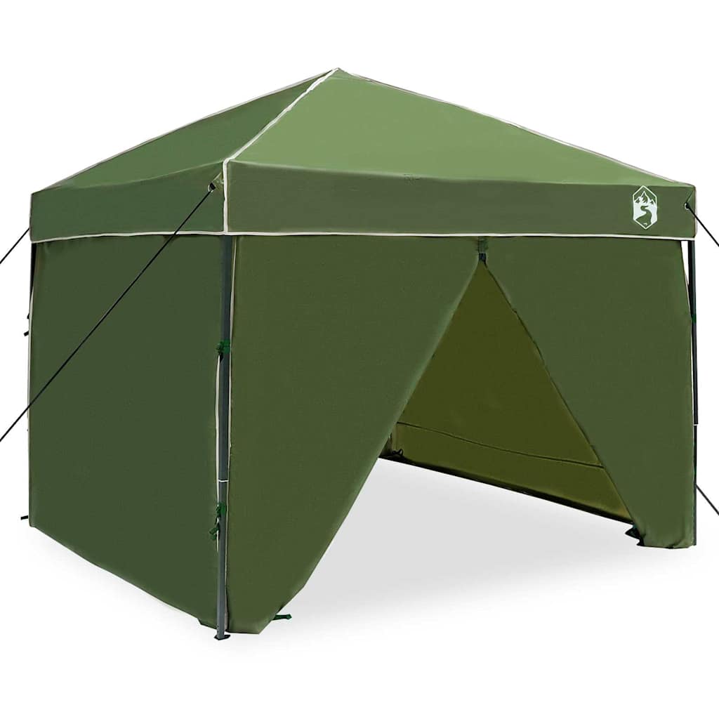 Tenda Gazebo 243 x 243 x 251 cm Verde Tessuto