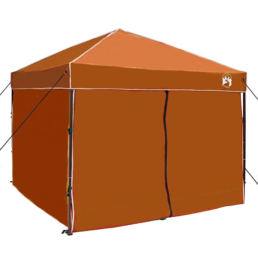 Tenda Gazebo 243 x 243 x 251 cm Arancione Tessuto