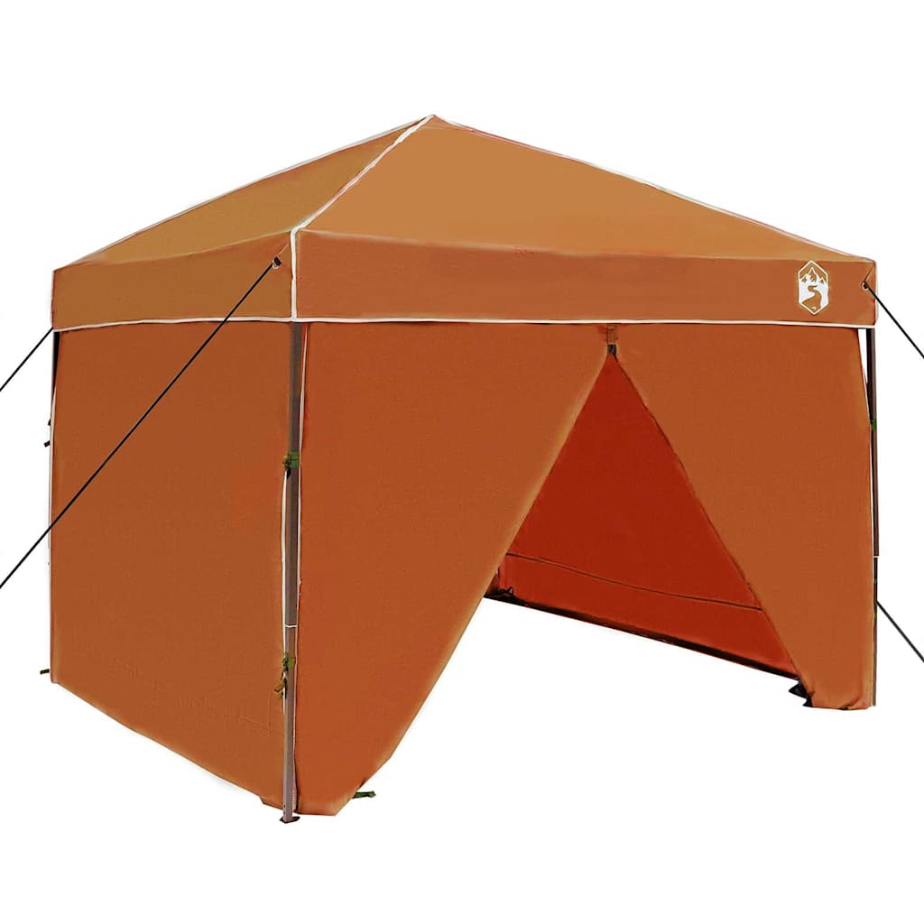 Tenda Gazebo 243 x 243 x 251 cm Arancione Tessuto