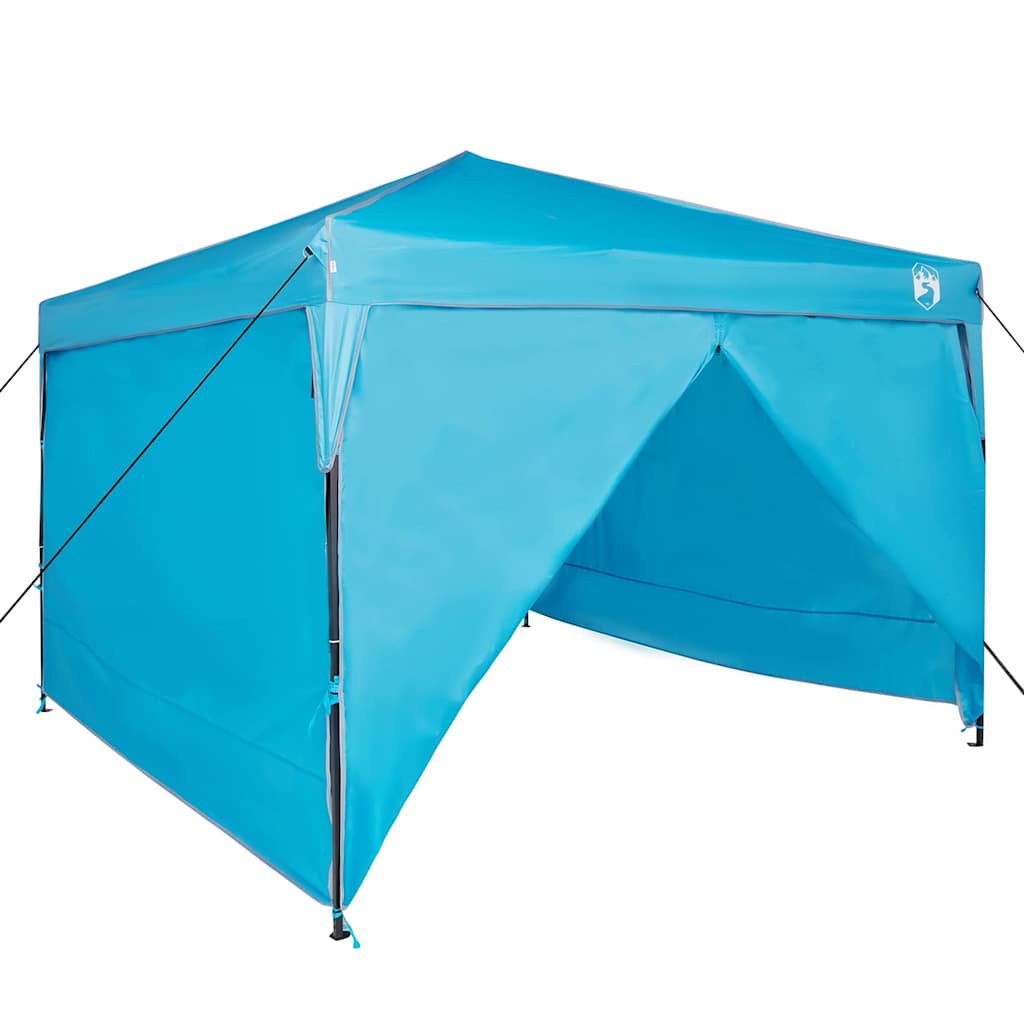 Tenda Gazebo 290 x 290 x 251 cm Blu Tessuto