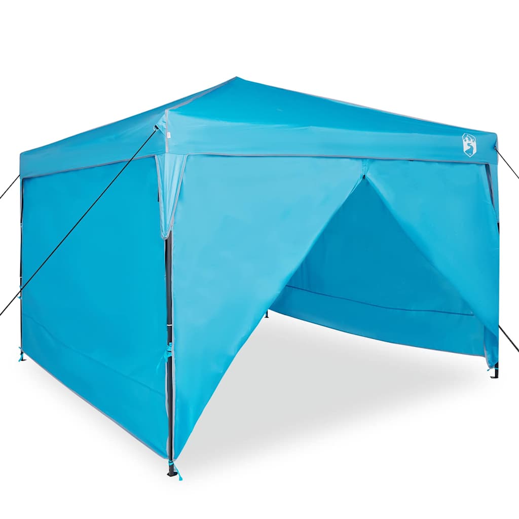 Tenda Gazebo 290 x 290 x 251 cm Blu Tessuto