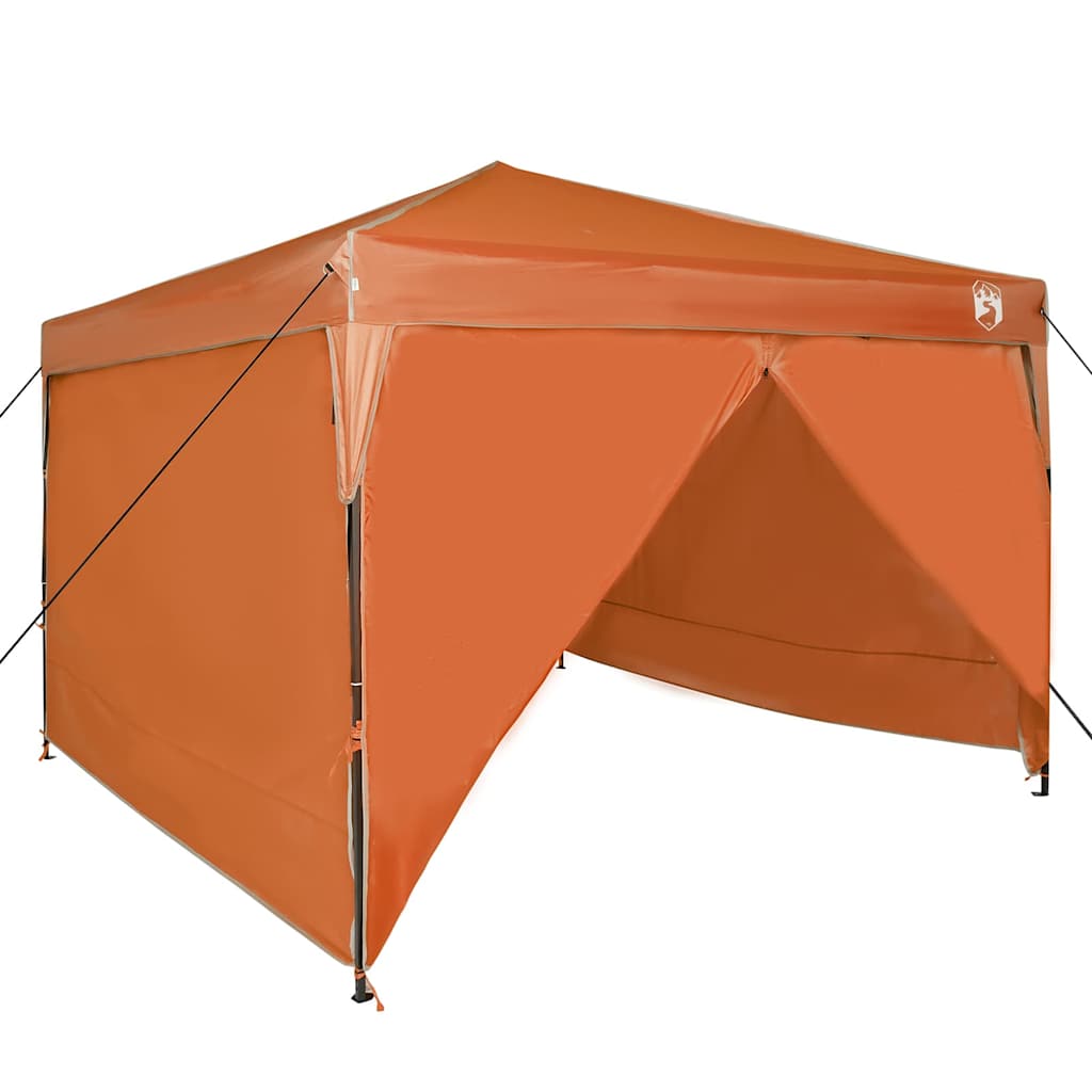 Tenda Gazebo 290 x 290 x 251 cm Arancione Tessuto