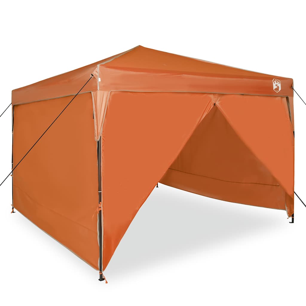 Tenda Gazebo 290 x 290 x 251 cm Arancione Tessuto