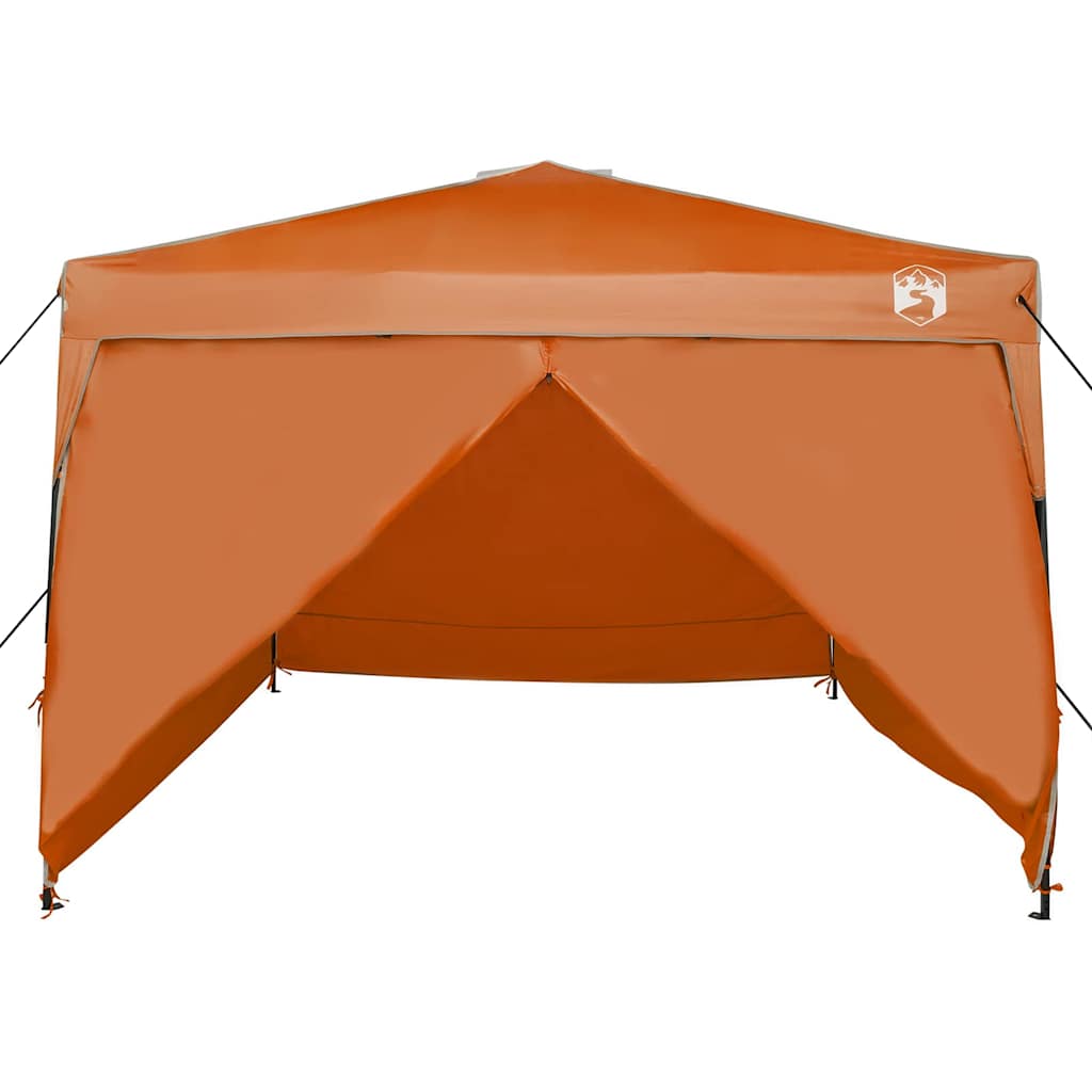 Tenda Gazebo 290 x 290 x 251 cm Arancione Tessuto