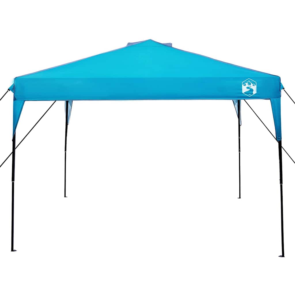 Tenda Gazebo 290 x 290 x 251 cm Blu Tessuto